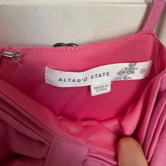Altar'd State Pink Romper - Picture 5 of 10